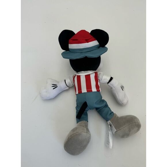 Disney Kid's Stuffed Toy Soft Cuddle Americana Mickey Mouse Plush Toy Multicolor - Picture 2 of 6